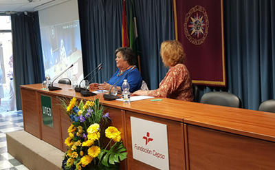 Cristina Almeida en la UNED